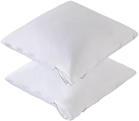 Kingnex Waterproof Featherproof Pillow Protectors 18x18 2 Pack