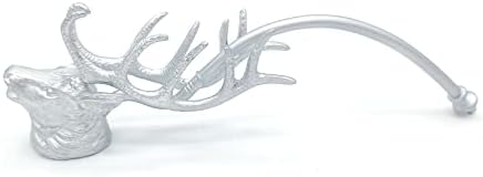 Stag Candle Snuffer - Frosted Silver 1