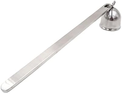 Stainless Steel Bell Candle Snuffer Tool Silver