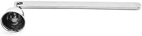 Stainless Steel Bell Candle Snuffer Tool Silver