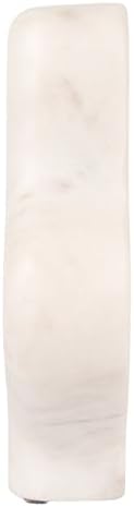 Bloomingville Decorative Abstract Marble Sculptures Set of 2 White