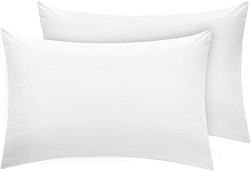 4 Pack Pillow Cover Protectors Cooling Plush Vinyl Zippered