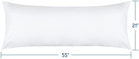 Coldwind Waterproof Body Pillow Cover 21x55 White 1