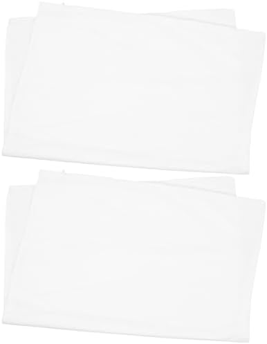 HEALLILY 2pcs Cotton Pillowcases with Zipper Closure