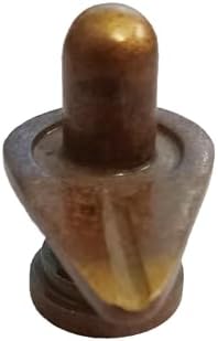 PARIJAT HANDICRAFT Mini Brass Shivling Statue for Puja