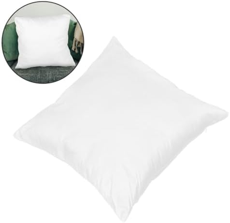 VOSAREA Pillow Filler Protector Zippered Pillowcase for Euro Sham