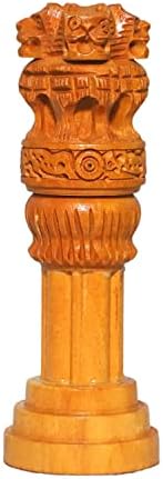 Shri Shri Handicraft Ashoka Pillar 3 Inch Decor