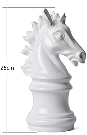 NENBOLEC Chess Decor Sculpture 10 Inch Polyresin Statue