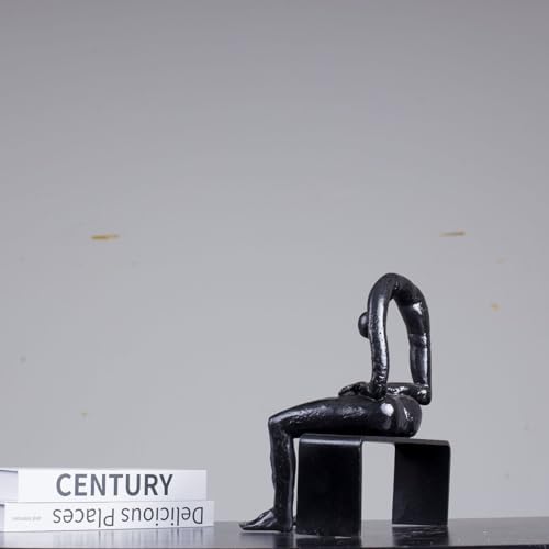 98 Bronze Melancholy Sculpture Art Decor