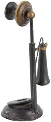 Deco 79 Vintage Phone Candleholder Statue