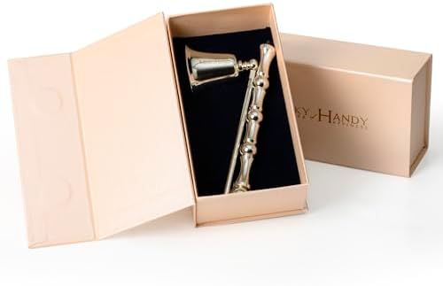 MINKY HANDY Luxury Brass Candle Snuffer - Silver