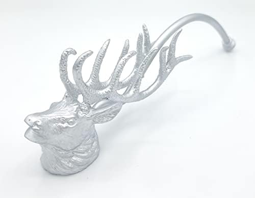 Stag Candle Snuffer - Frosted Silver 1