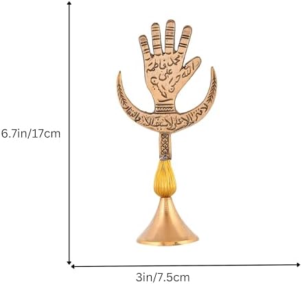 Panjtan Pak Brass Showpiece with Crescent Moon Design 1