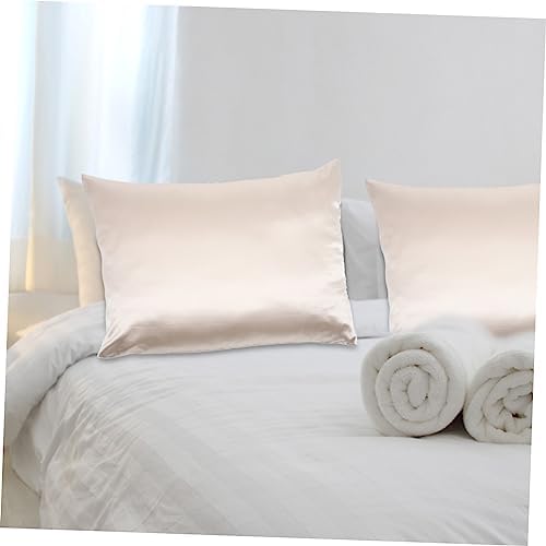IWOWHERO 2pc Cooling Polyester Pillow Covers with Zipper Design