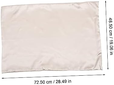 IWOWHERO 2pc Cooling Polyester Pillow Covers with Zipper Design