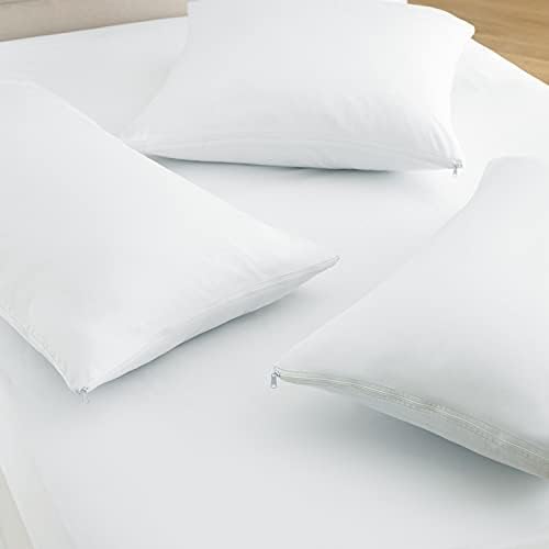 Royale Linens Waterproof Pillow Protectors King 8 Pack