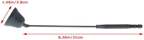 Lind Kitchen Stainless Steel Candle Snuffer 21cm Black