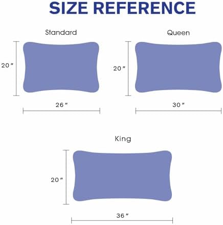 Set of 4 Waterproof Pillow Protectors with Zipper