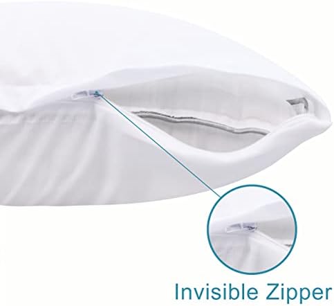 NTBAY 4 Pack Waterproof Pillow Protectors 20x36 Inches 1