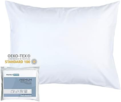 ProtectEase 2 Pack Zippered Pillow Covers Standard and Queen
