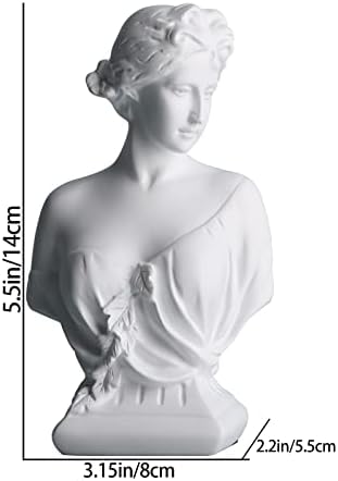 DOVDOV Greek Goddess Statue Young Venus Bust Home Decor Sculpture