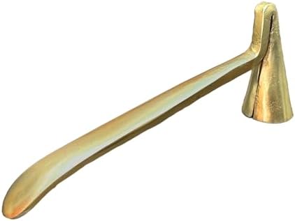 Living Ideas Iron Candle Snuffer Antique Gold