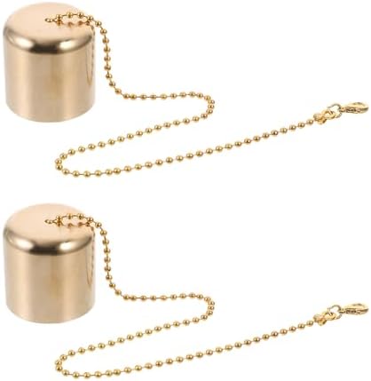 HOMSFOU Candle Snuffer 2 Pcs Brass Tiki Torch Head Extinguisher