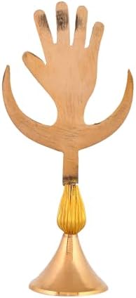 Panjtan Pak Brass Showpiece with Crescent Moon Design 1