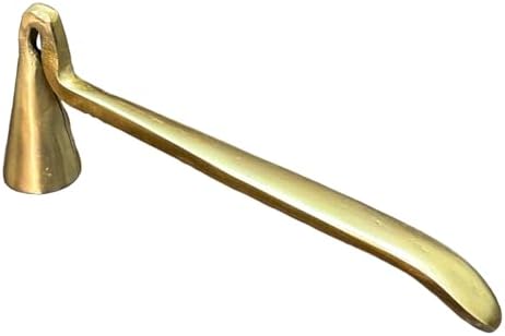 Living Ideas Iron Candle Snuffer Antique Gold