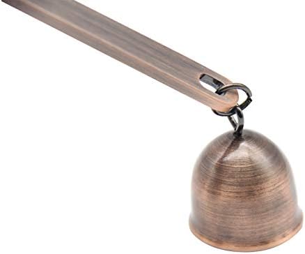 QDJUNE Red Copper Candle Snuffer with Long Handle 1