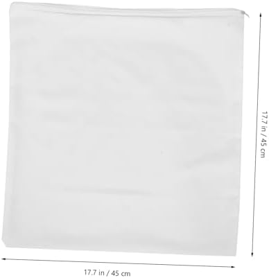 VOSAREA Brushed Fabric Pillowcase Zipper Protector
