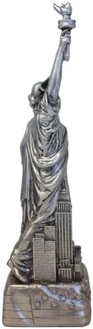 ZIZO Statue of Liberty 75 Inch Silver Home Decor