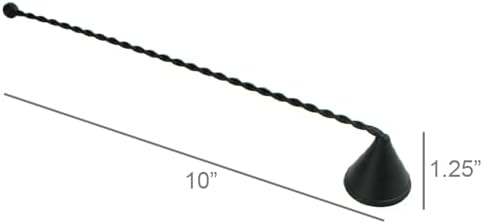 HomArt Candle Snuffer - Modern Black Metal Design 1