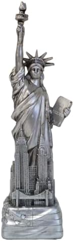 ZIZO Statue of Liberty 75 Inch Silver Home Decor