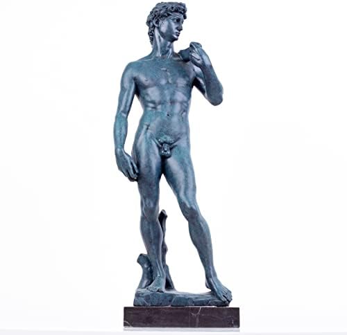 Famous David Bronze Statue 28 Inch Art Decor