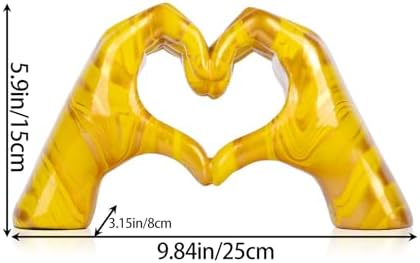 DOVDOV Heart Shaped Hand Sculpture Minimalist Love Decor