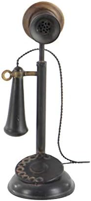 Deco 79 Vintage Phone Candleholder Statue