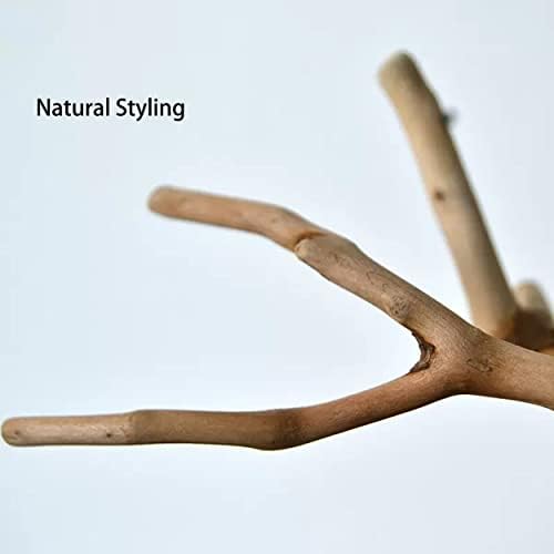 Tontaly Wooden Deer Statue 8-inch Desktop Decor