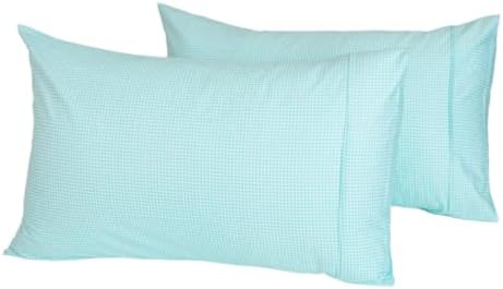 LRBEDDING Cotton Pillow Covers 2 Pack Queen Size with Envelope Closure