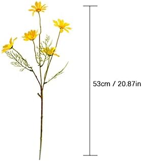 Artificial White Daisies Flowers for Outdoor Decor