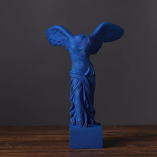 YUEOECOR Greek Winged Victory Statue 96in Blue