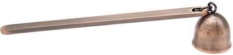 QDJUNE Red Copper Candle Snuffer with Long Handle 1