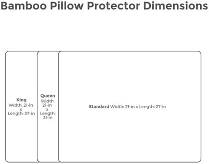 Pacific Coast Feather Protect-A-Bed Bamboo Pillow Protector - Standard