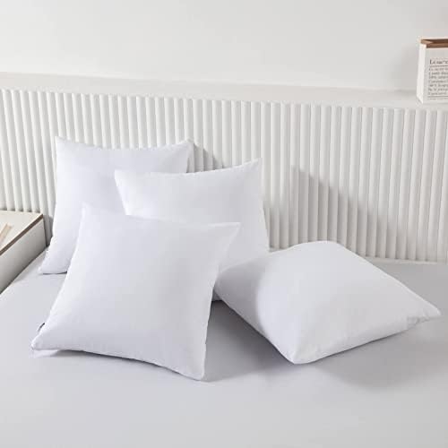 Kingnex Waterproof Featherproof Pillow Protectors 18x18 2 Pack