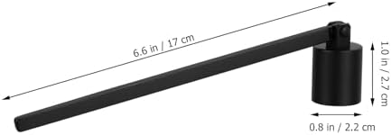BIUDECO Long Handle Candle Snuffer with Black Finish