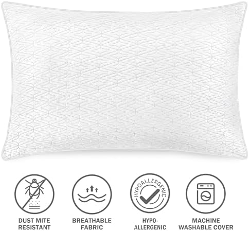 Enjoy Life Cooling Pillow Protectors with Zipper Set of 2