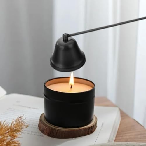 Beisto Candle Snuffer with Long Handle Stainless Steel Cover