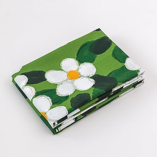 YuHeGuoJi Green White Pillow Cases Set of 2 Queen Size