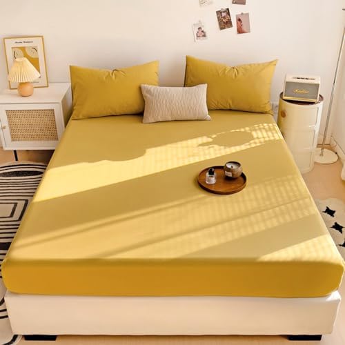 ZIQINPSQ Ultra Soft Fitted Sheet Twin Size