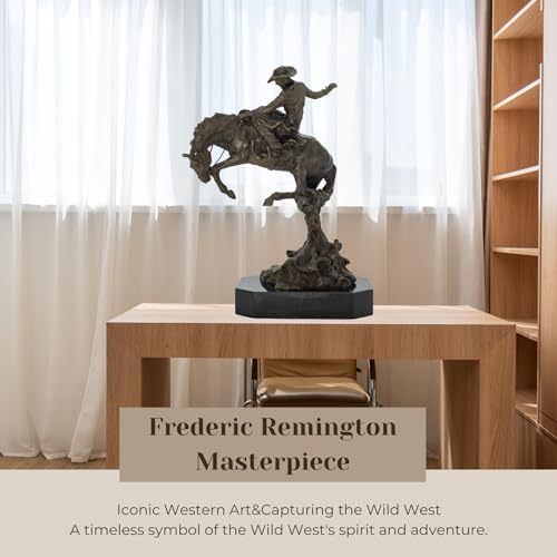 Bronze Bronco Buster Statue by Frederic Remington